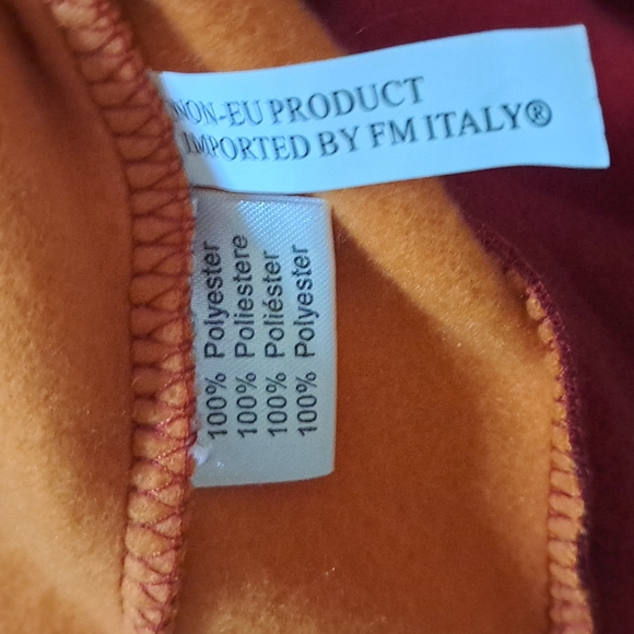 FM Italy ROMA soccer fleece zip jacket - XL - red/orange - Picture 3 of 4